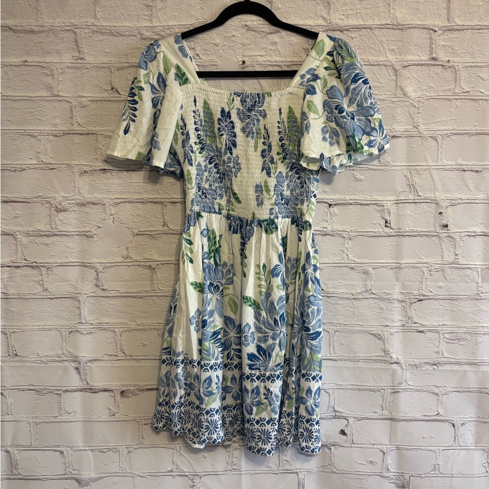 Angie Floral Knotted Mini Dress - Picture 8 of 9